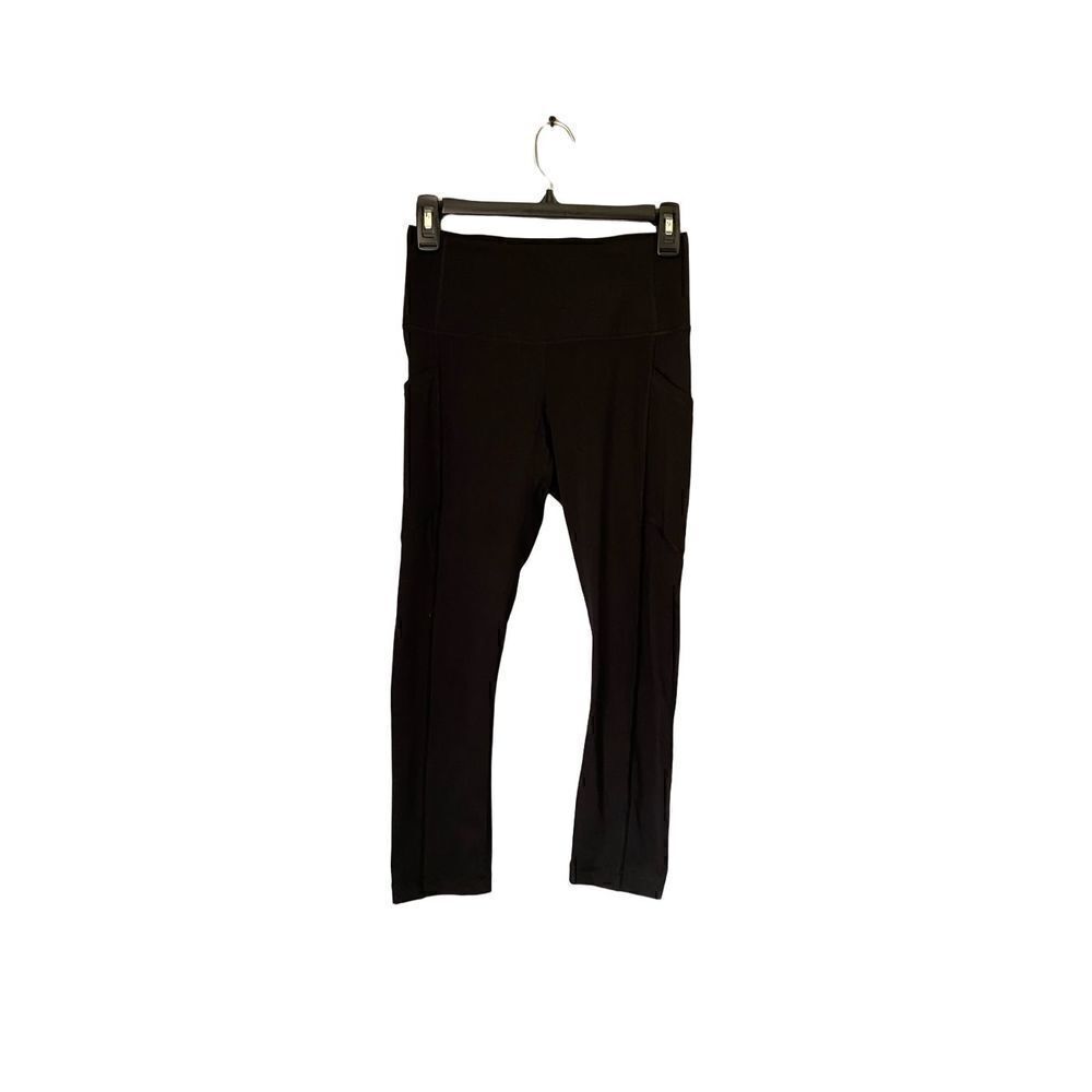 Yogalicious luxe ankle leggings with side pockets moisture wick four-way stretc